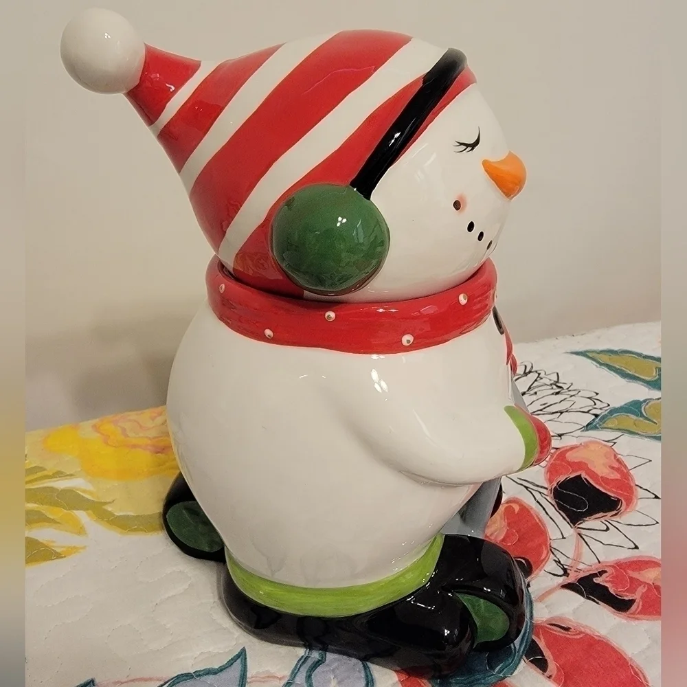 Gibson Home Snowman Cookie Jar